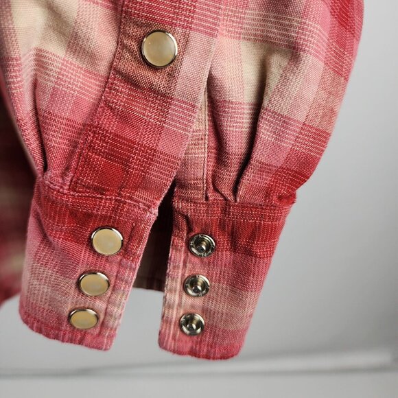 Ralph Ralph Lauren Shirt Mens Medium Multi Vintage Western Pearl Snap - Picture 5 of 5